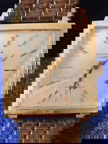 Vintage Men's 14k Gold Hamilton Self-Winding Wristwatch