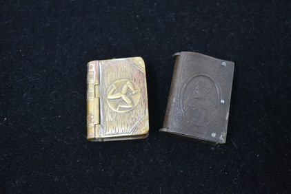 2 Vintage Match Safes Vestas