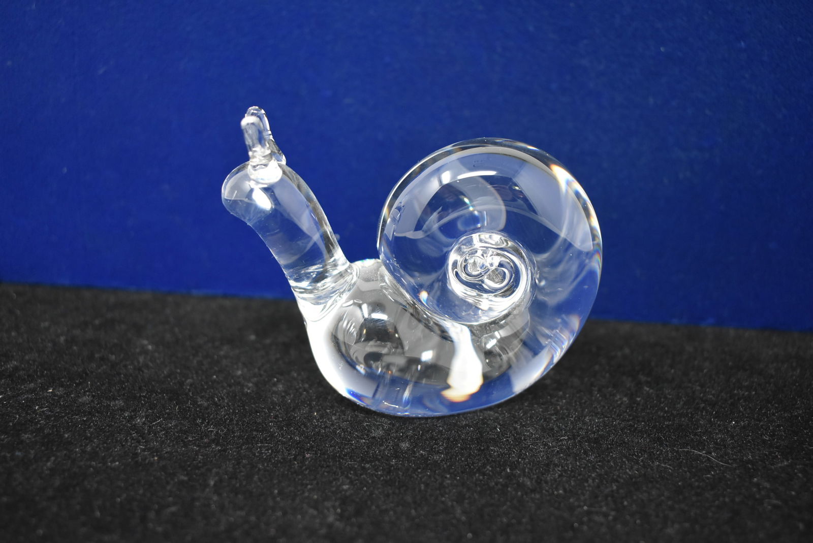 Steuben 3.5" Clear Glass Snail Signed (1 of 5)