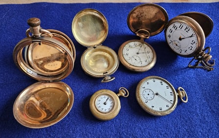 Lot of Pocket Watches for Parts