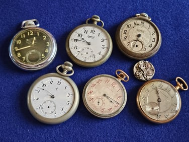 Lot of Pocket Watches for Parts