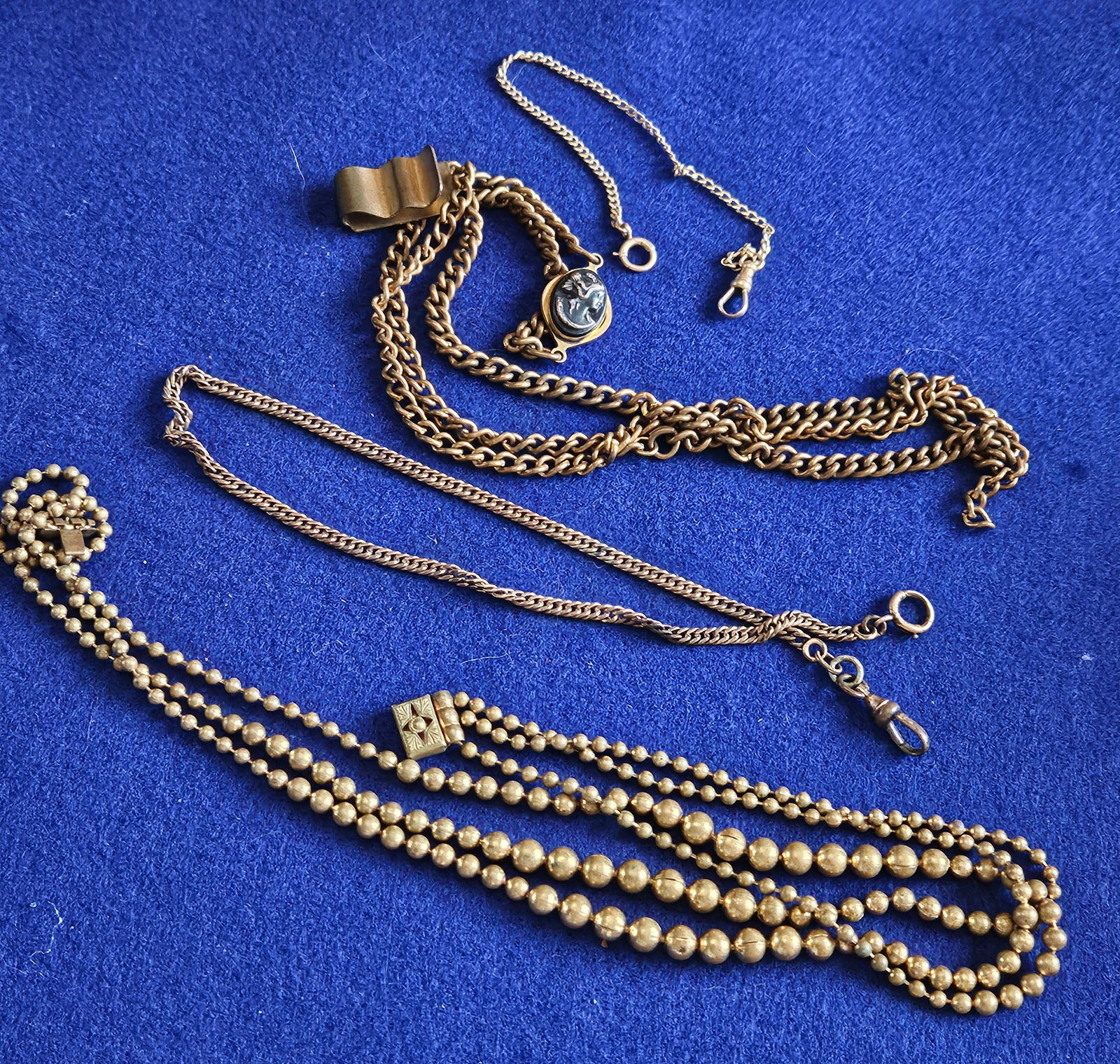 Group Of 4 Vintage Watch Fobs: A lot of 4 vintage watch fobs.