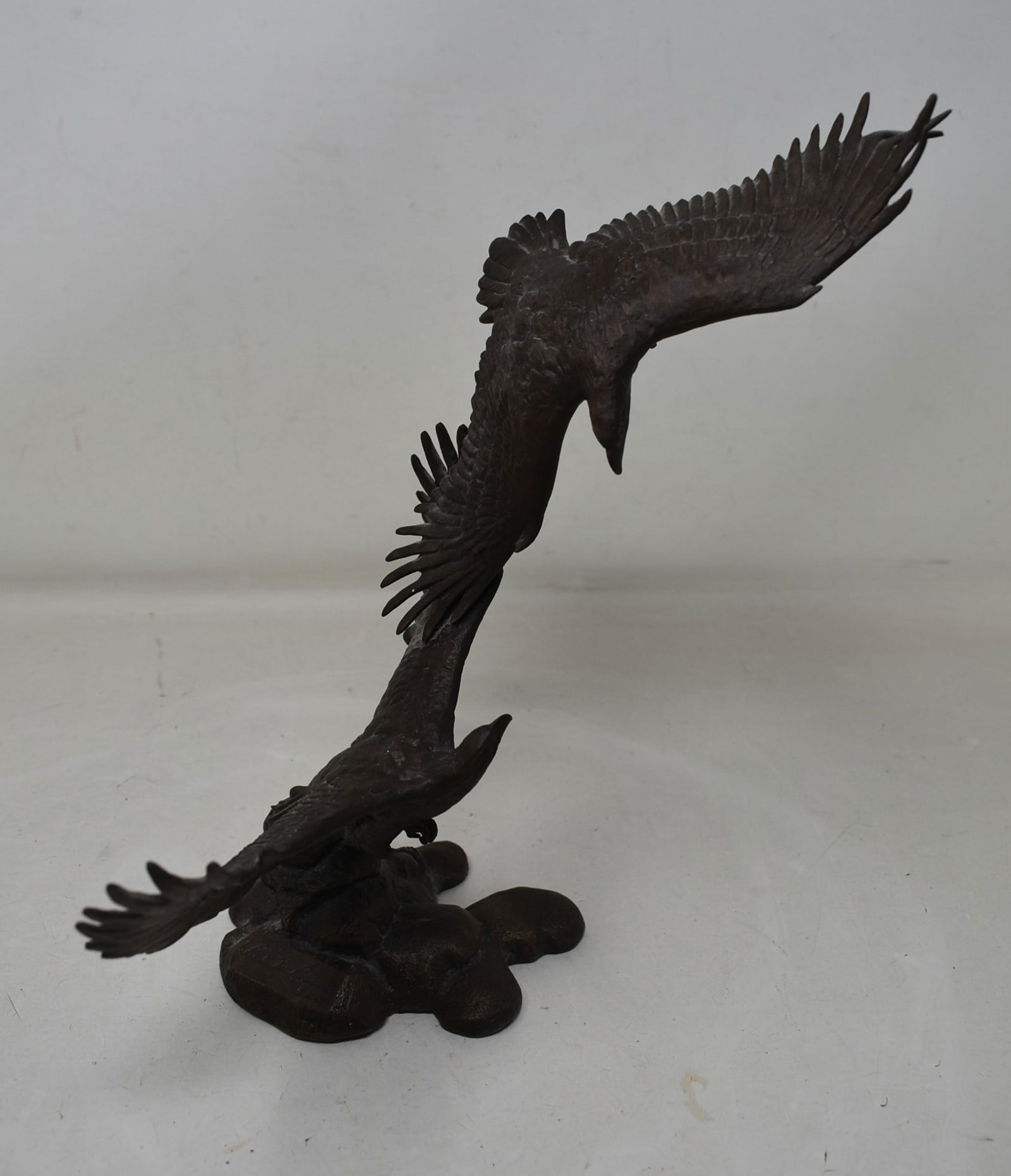 "Guardians of the Skies" Bronze Sculpture by Ronald Van Ruyckevelt: "Guardians of the Skies" Bronze Sculpture by Ronnald Van Ruyckevelt. It measures 11" and is in nice condition.