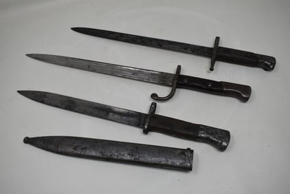 Lot of 3 WWII Bayonets