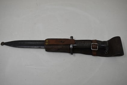 WWII Swedish Bayonet in Scabbard