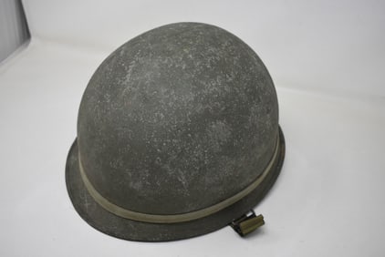 Viet Nam Era U.S. Army Military M1 Helmet with Liner