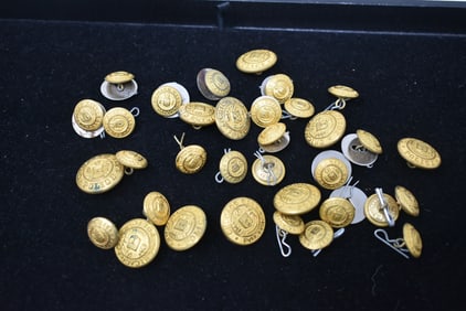 Lot of Chicago Police Department Uniform Buttons