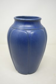 Zanesville Pottery 9" Blue Vase