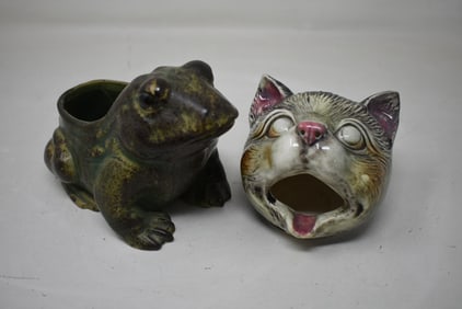 2 Pieces of Animal Pottery