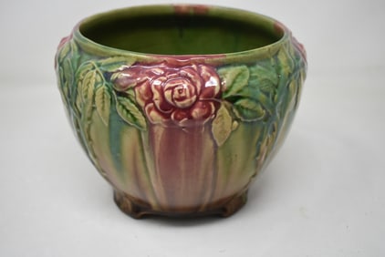 Weller Pink and Green Roses 8" Planter