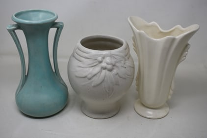 3 Pieces of USA Pottery McCoy, Shawnee