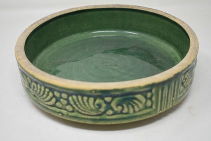 Brush McCoy Pottery Shell Bulb Bowl Planter c1920s