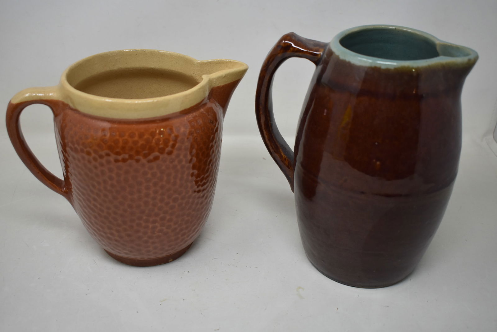 2 Pottery Pitchers Ovenware and John B. Taylor (1 of 5)