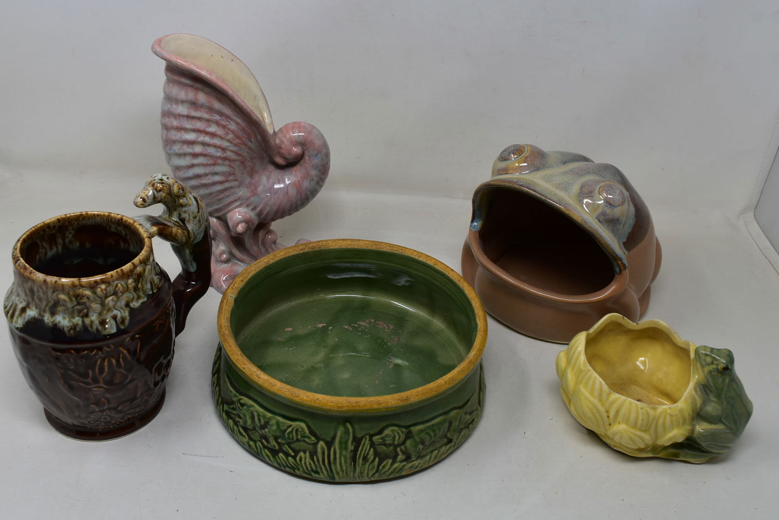5 Pieces of Assorted Pottery, Animal Theme (1 of 10)