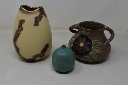3 Pieces of Studio Pottery