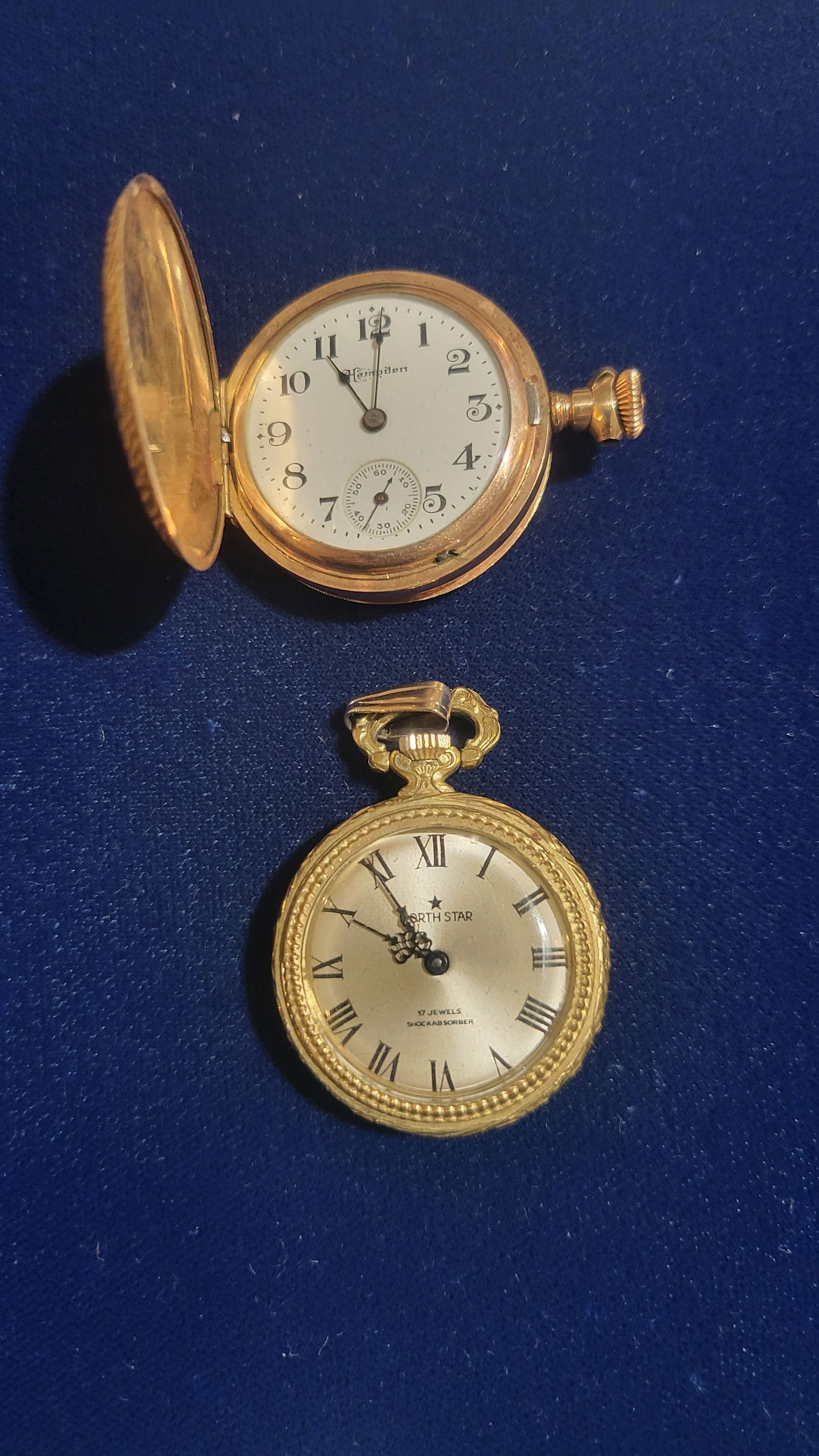 2 Small Pocket Watches (1 of 8)