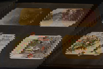 NICE Antique Postcard Album