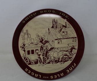 1937 Smith Bros. Fine Ales and Lager 12" Beer Tray