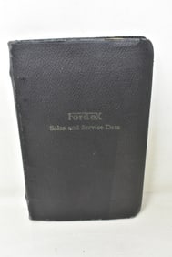 1923 Fordex (Ford Motor Co) Sales & Service Data Book