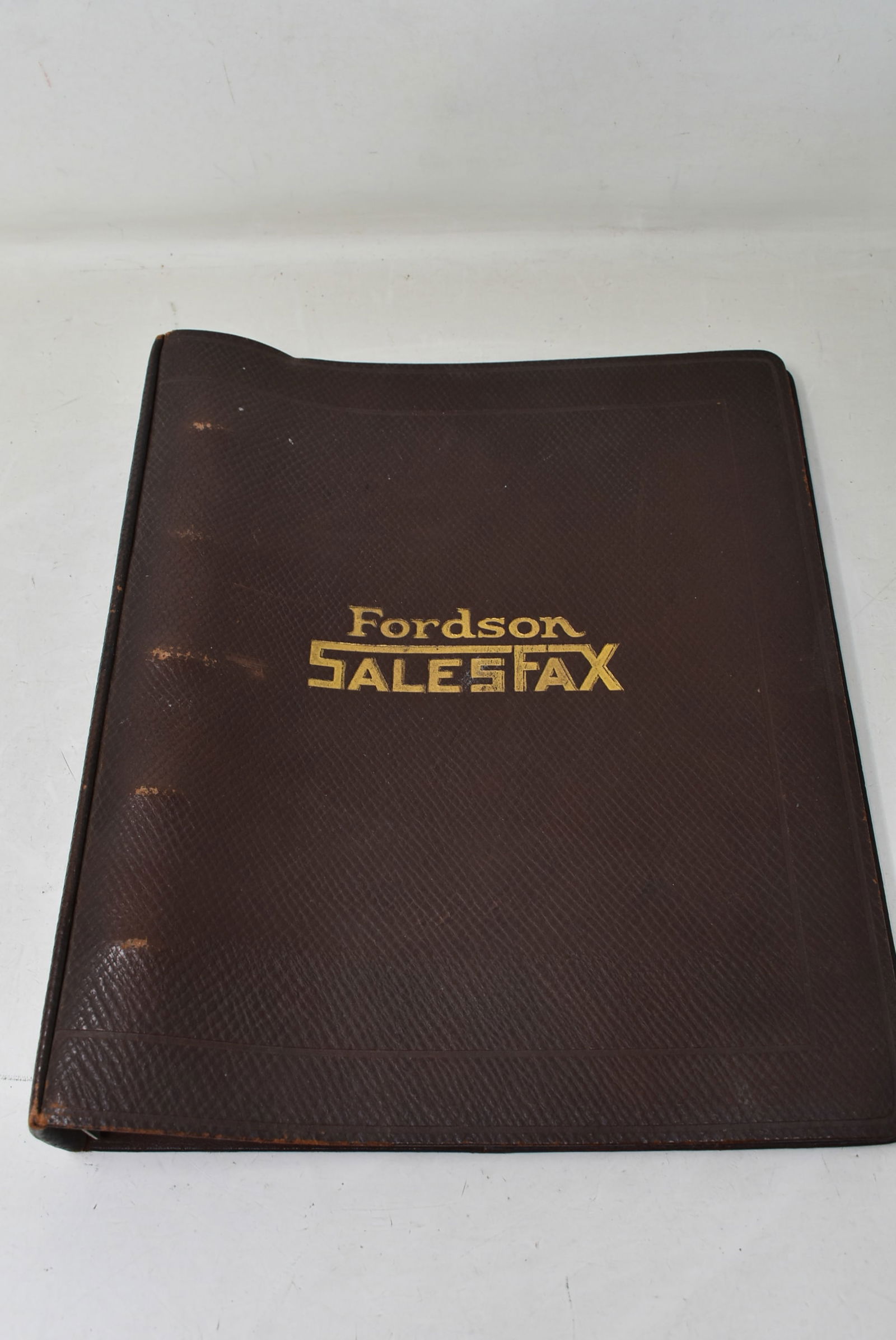 1927 Fordson Tractors SalesFax Binder Book (1 of 10)