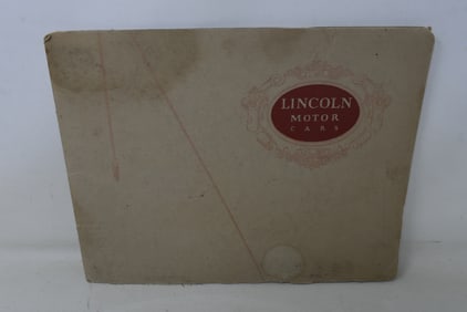 Original 1926 Lincoln Mercury Sales Brochure