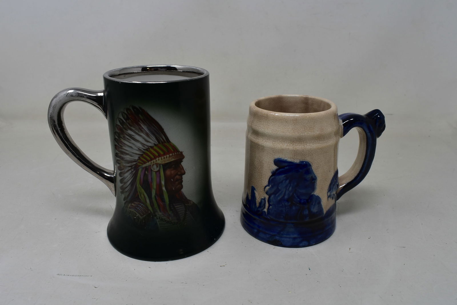 2 Native American Indian Mugs (1 of 9)