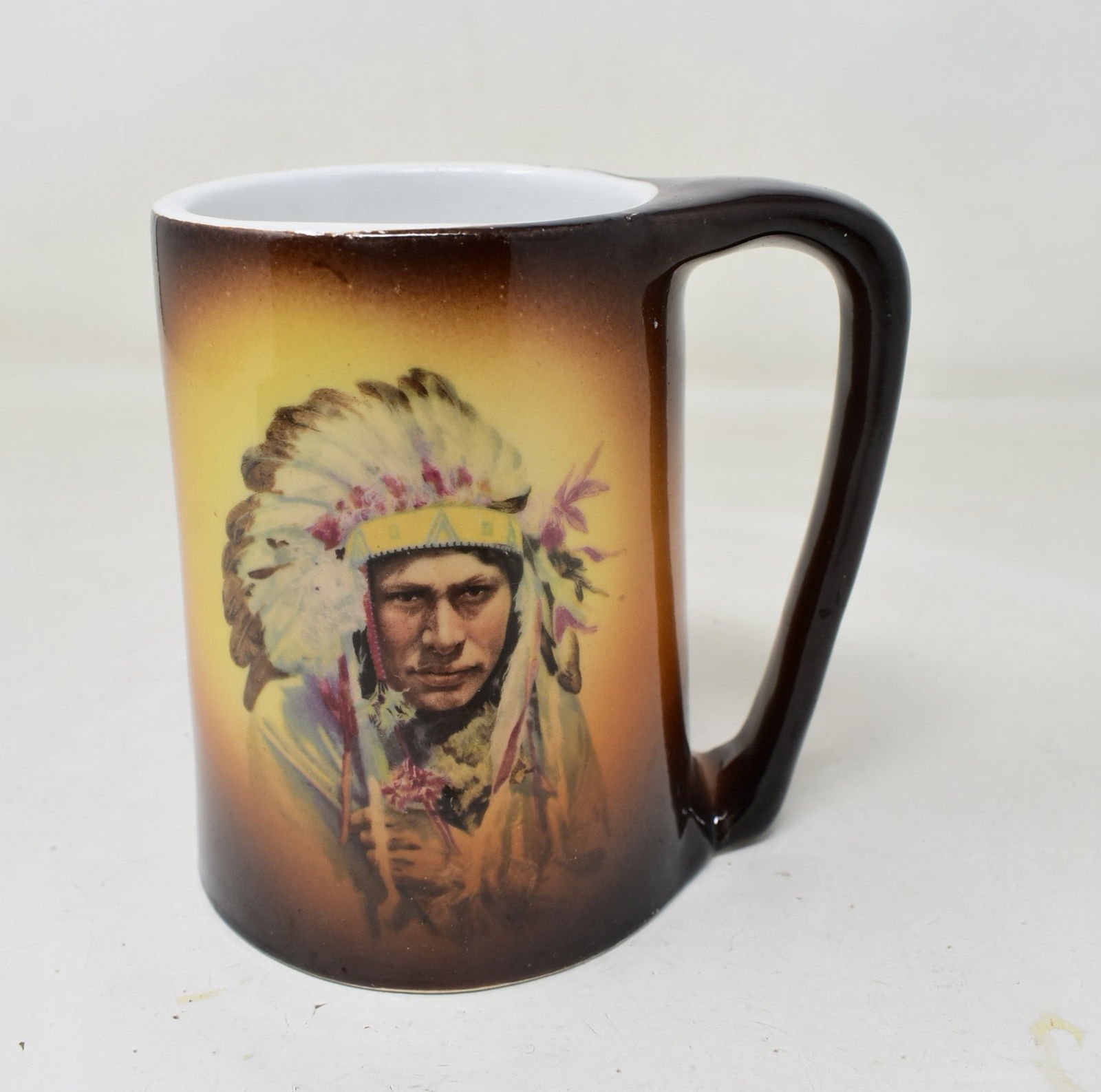 Warwick Porcelain Native American Indian Portrait Mug (1 of 5)