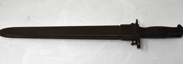 WWI U.S. Springfield M1905 Bayonet with Scabbard