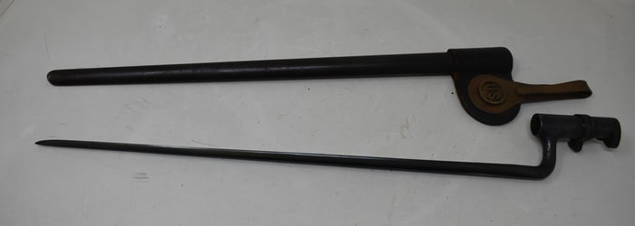 US M1873 Springfield Bayonet with Scabbard