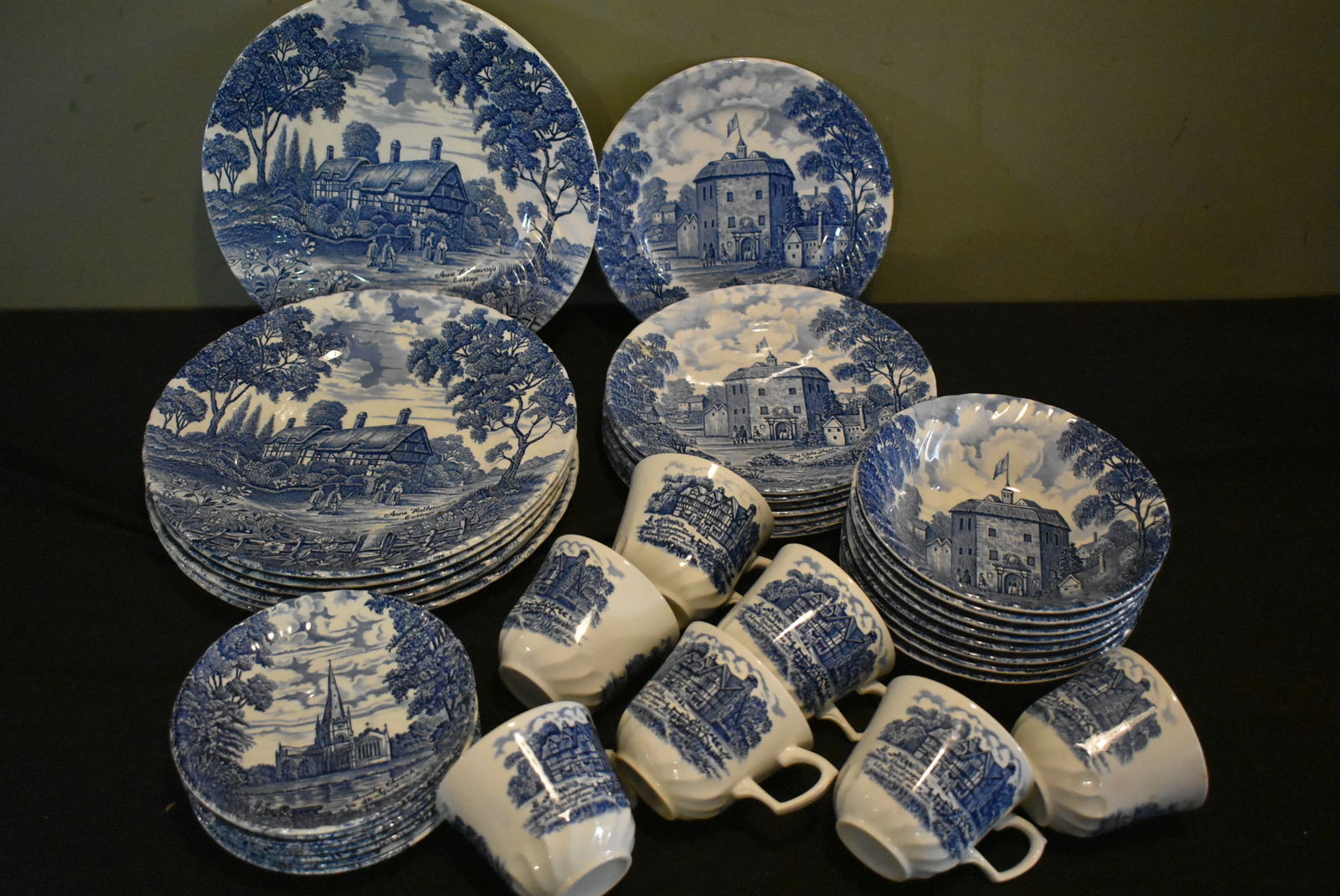 Set of Ironstone Shakespeares Country China (1 of 10)