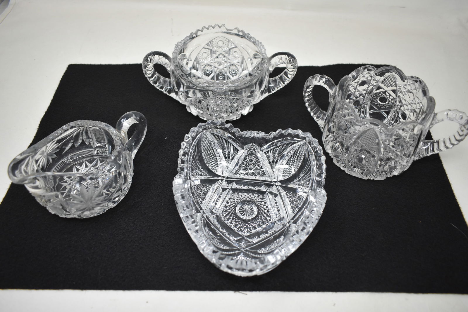 Lot of Assorted Cut Crystal (1 of 3)