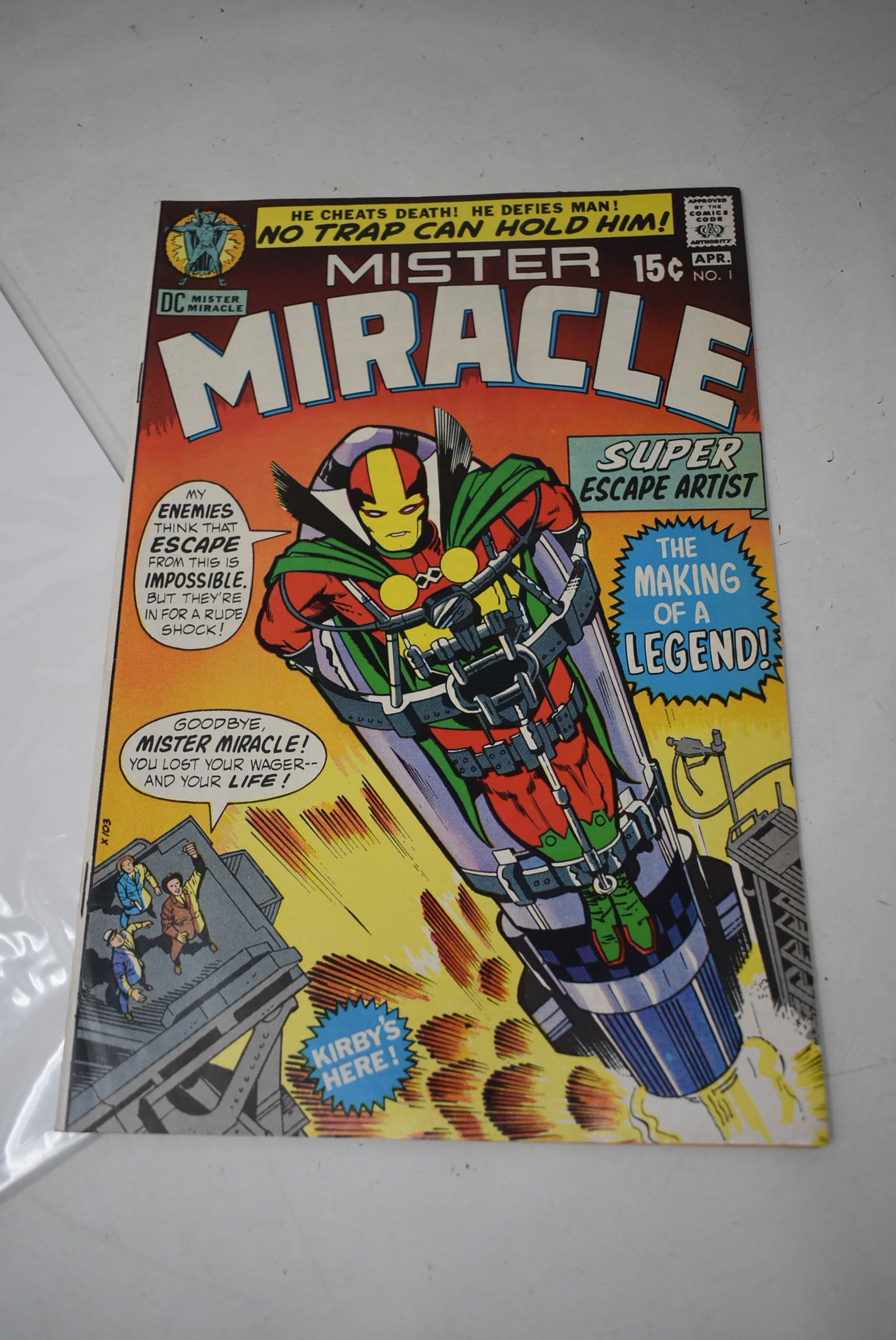 Mister Miracle #1 (1971) 1st Mister Miracle, Oberon: Mister Miracle #1 (1971) 1st Mister Miracle, Oberon -Comic Book Looks Nice - Please See Photos for Condition.