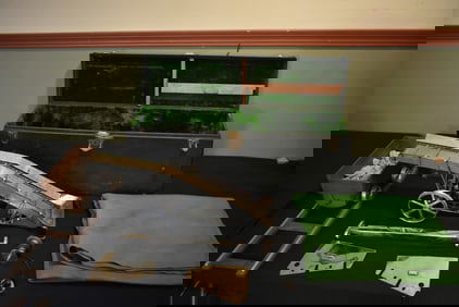 Antique Motorized Salesman Sample Railroad Conveyor Belt Elevator/Bale RARE