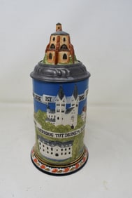 Mettlach Tower Beer Stein 1205/3000 MINT