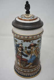 Mettlach #1932 1/2 Liter Beer Stein