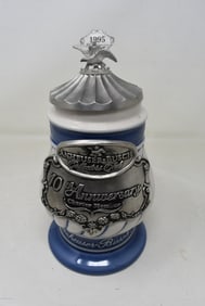 Budweiser Anheuser Busch Collector's Club 10th Anniversary Charter Member Beer Stein