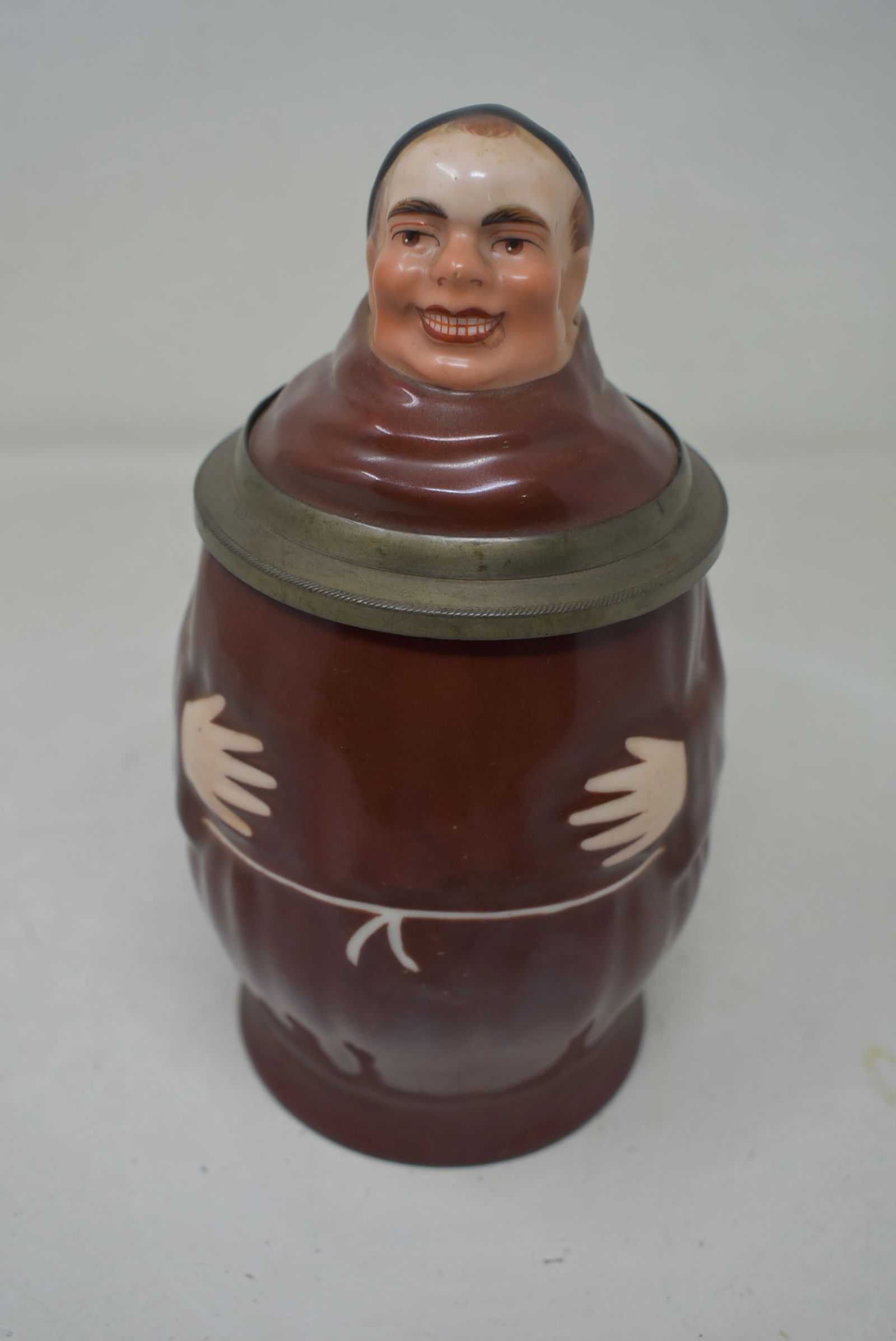 Porcelain Monk Character Beer Stein 1/2 Liter (1 of 8)