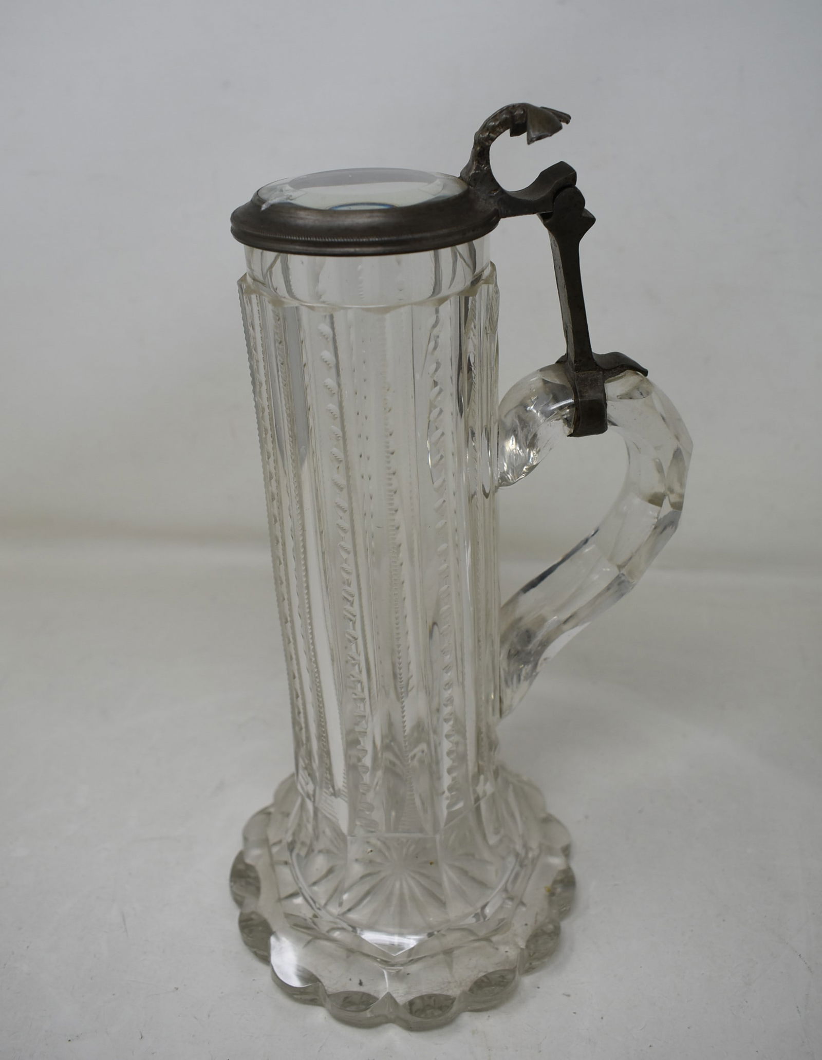 Brilliant Cut Glass 1/2 Liter Beer Stein STUNNING! (1 of 8)