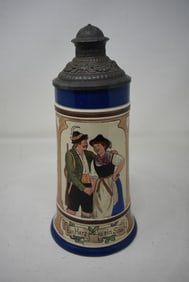 1/2 Liter Musterschutz Pottery Beer Stein #332