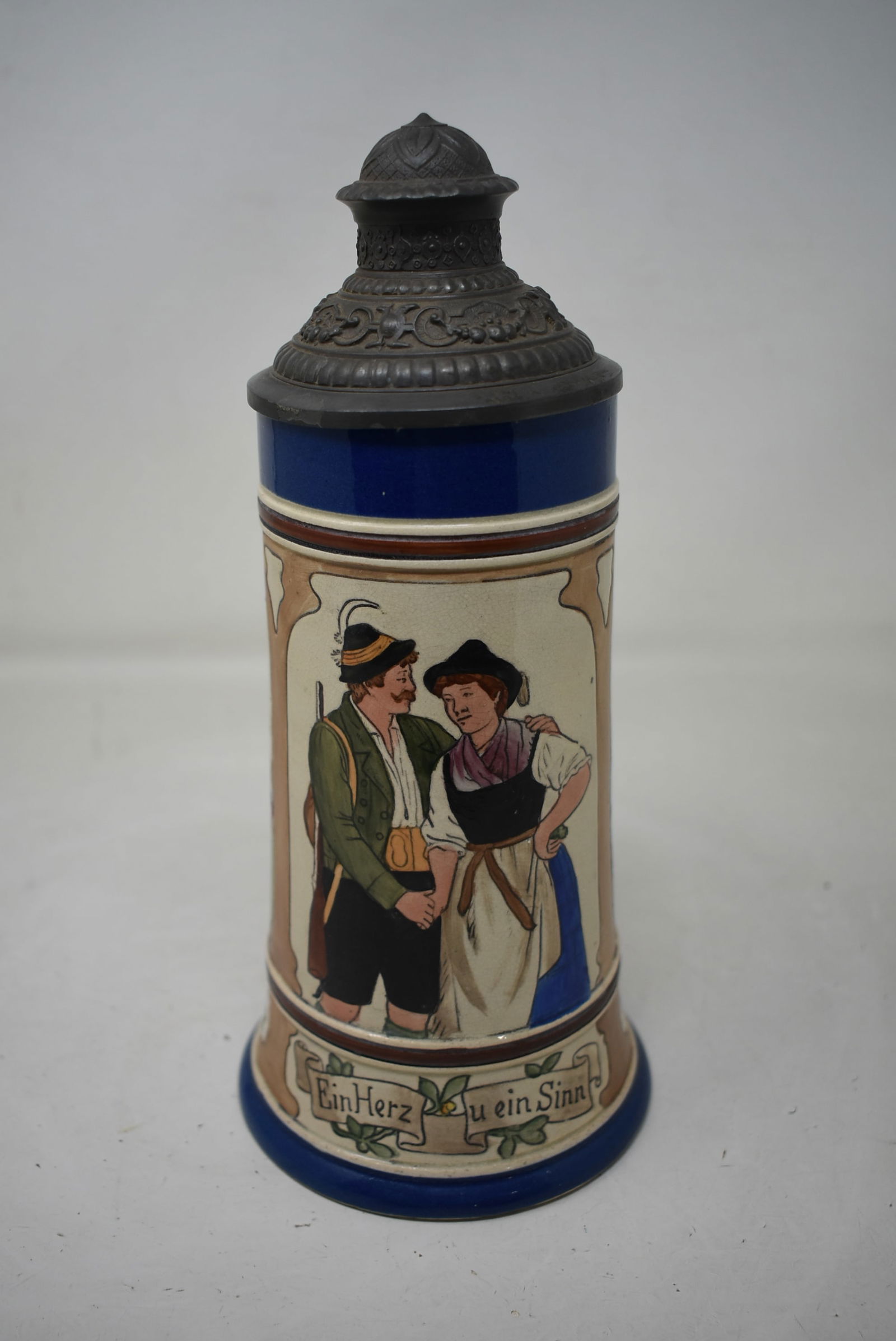 1/2 Liter Musterschutz Pottery Beer Stein #332 (1 of 6)