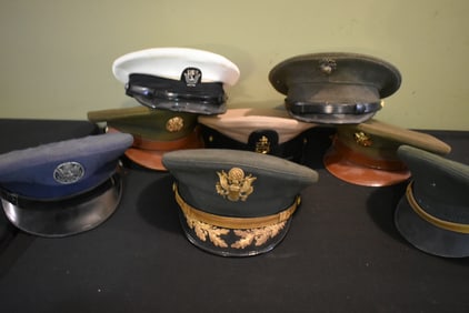 U.S. Visor Cap Collection Navy, Airforce, Marines