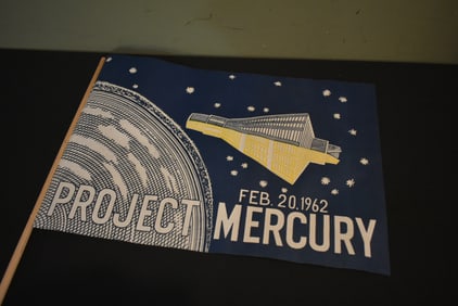 1962 Project Mercury Parade Souvenir Flag