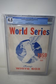 1959 World Series Official Program Chicago White Sox CGC Graded 4.5