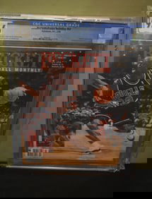 Beckett Basketball Monthly #67 Jordan 2/96 CGC Graded 9.6