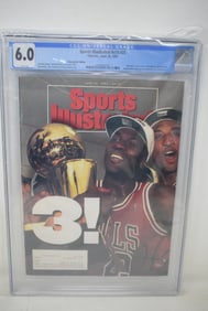 Sports Illustrated 6/28/93 Jordan Cover CGC Graded 6.0