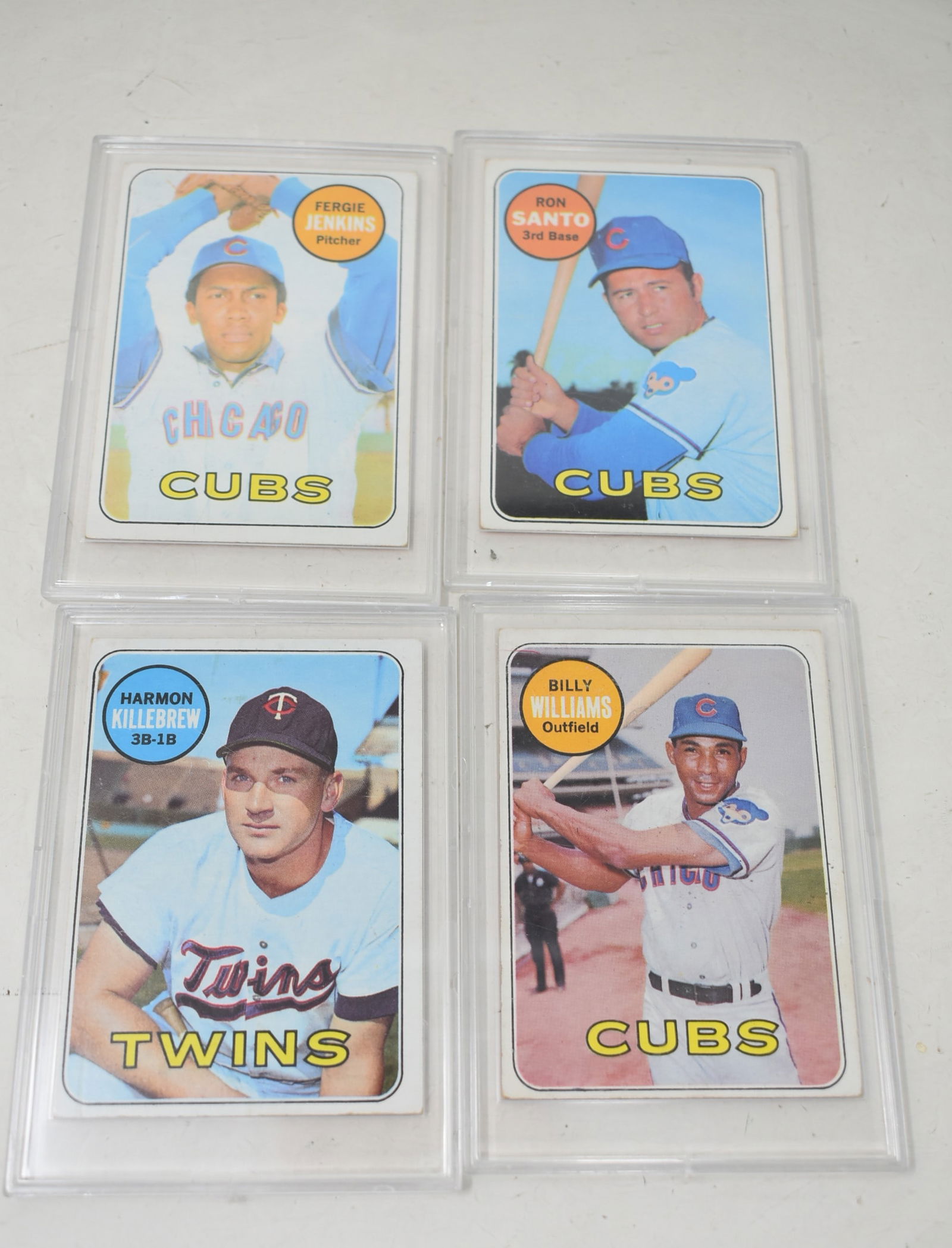Group of 4 Topps 1969 Baseball Cards (1 of 4)