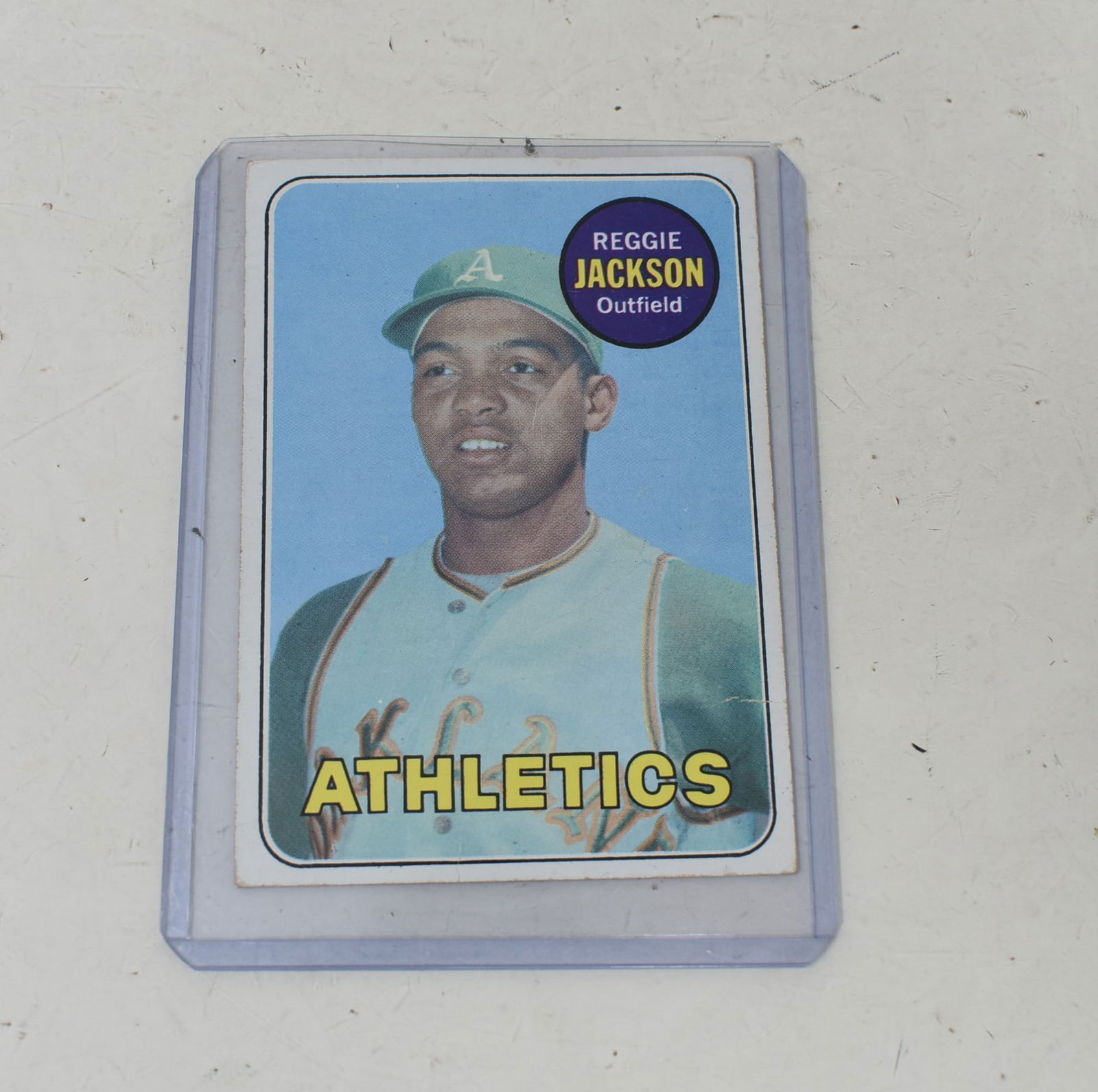 Topps 1969 Reggie Jackson Baseball Card (1 of 3)