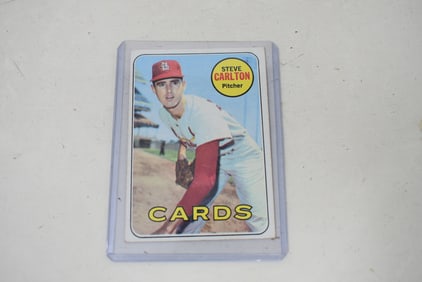 Topps 1969 Steve Carlton Baseball Card