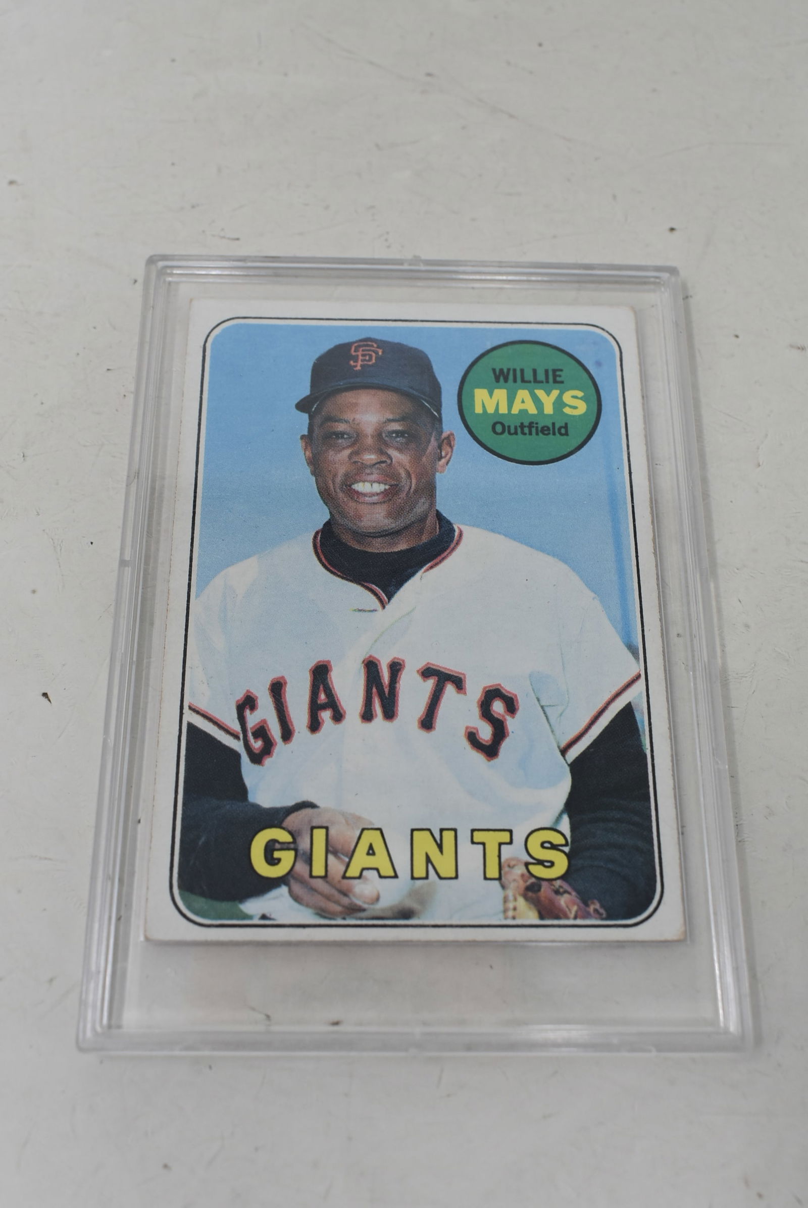 Topps 1969 Willie Mays Baseball Card (1 of 3)