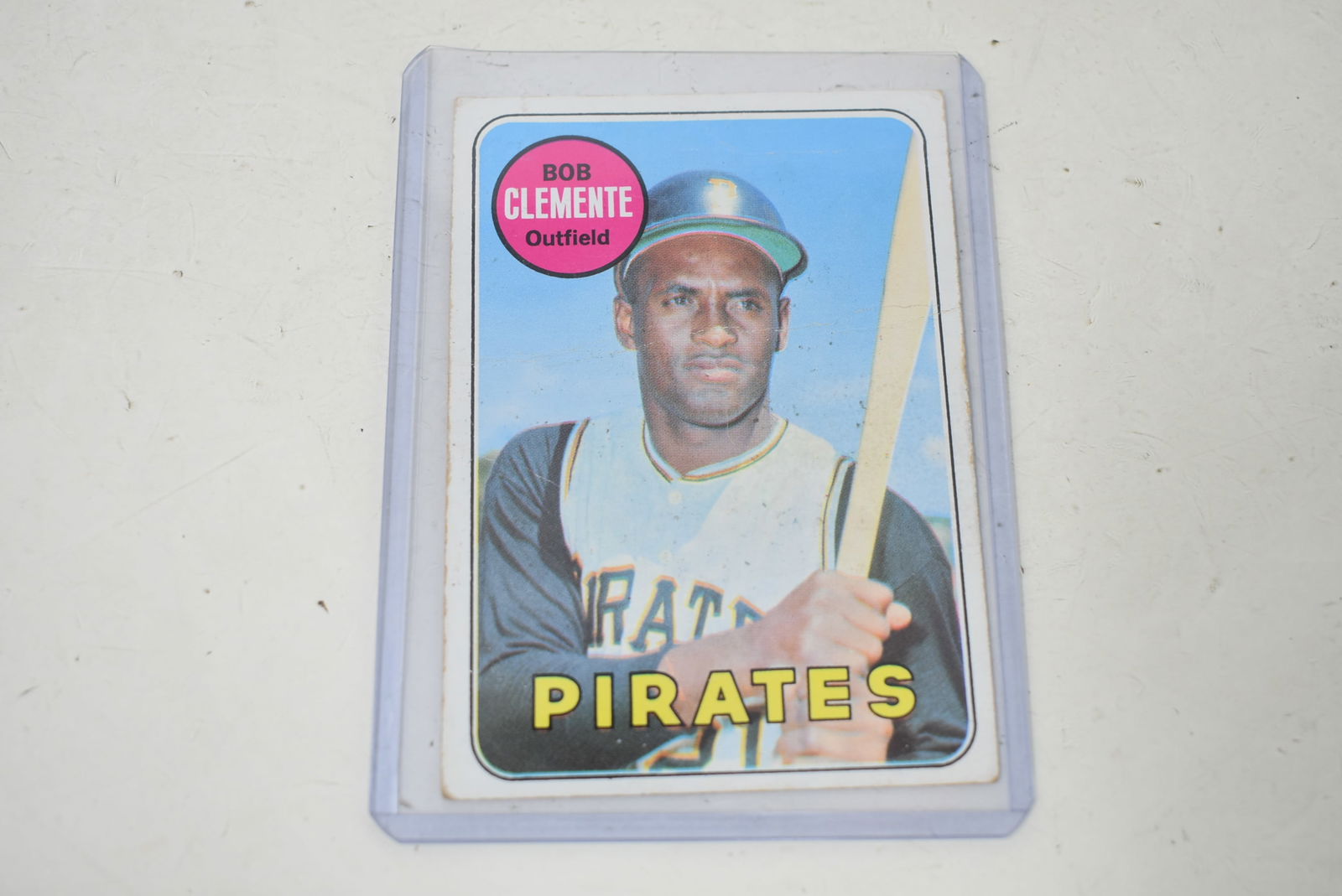 Topps 1969 Bob Clemente Baseball Card (1 of 3)